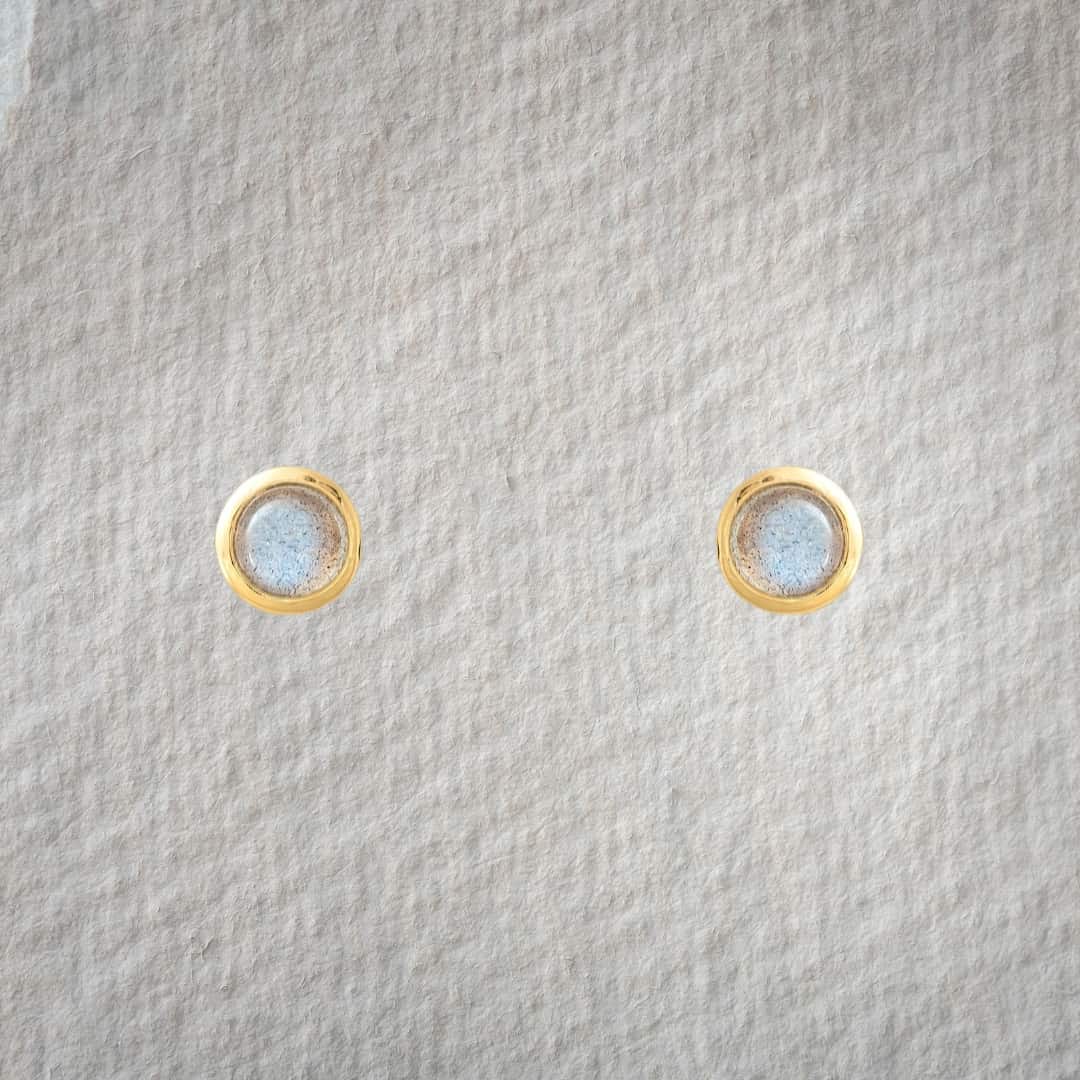 Labradorith Stecker rund 8mm