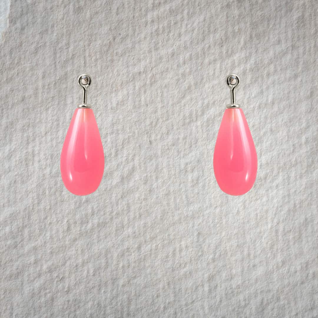 rek. Chalcedon hot pink Pampel 15x8mm