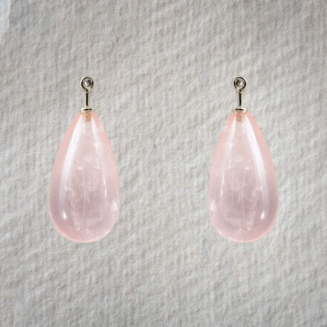 Rosaquarz Pampel 22x12mm