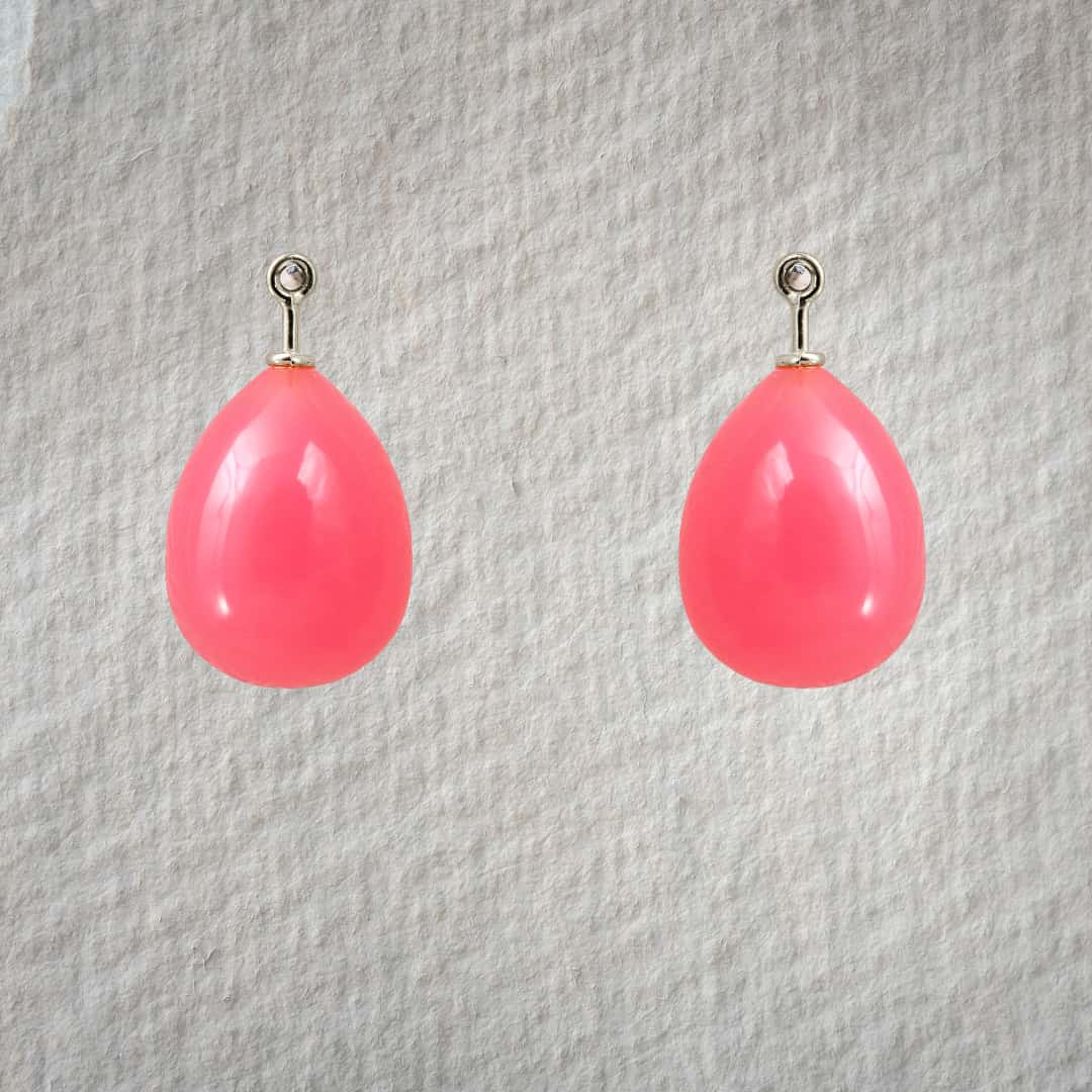 rek. Chalcedon hot pink Pampel 17x13mm