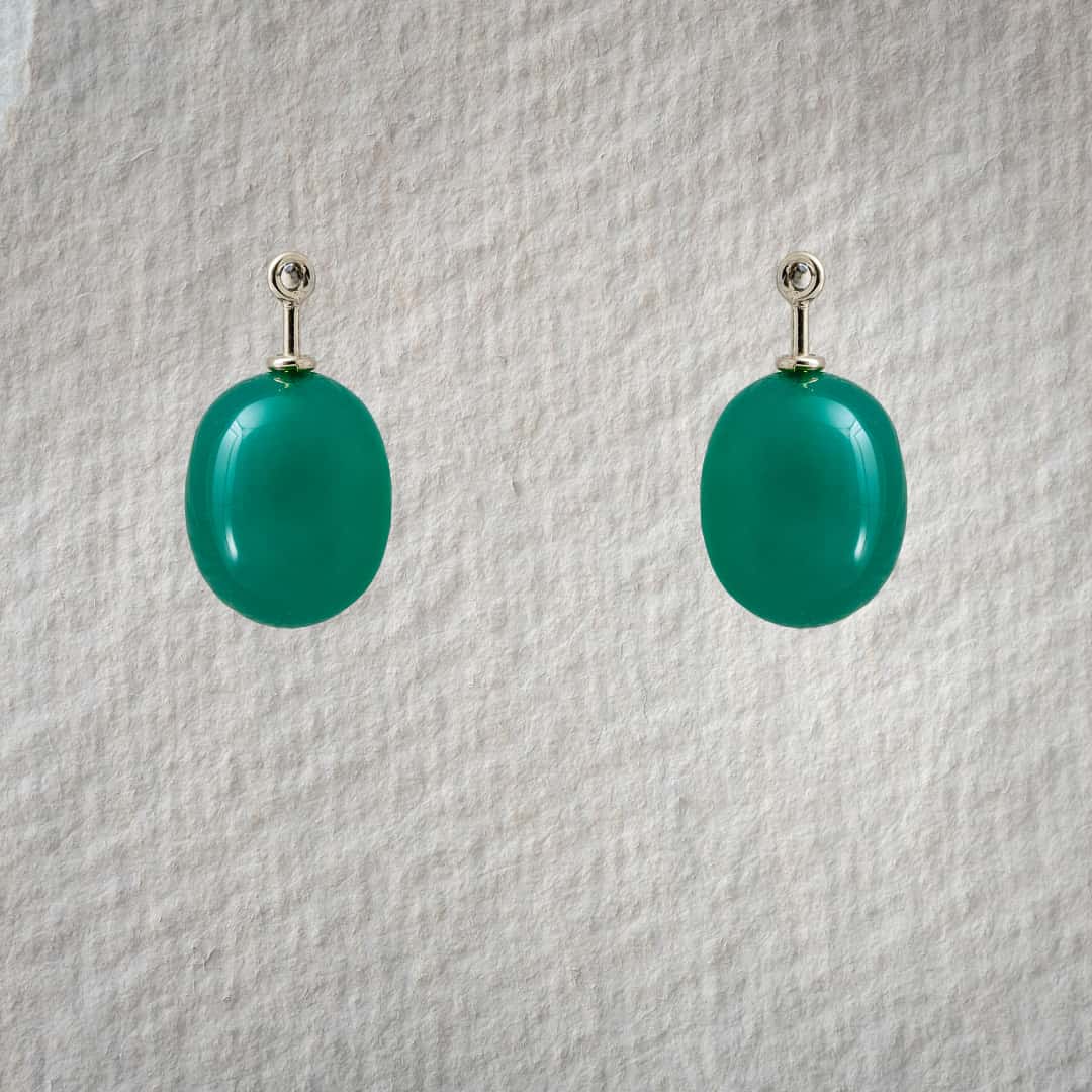 Grünachat Olive 14x11mm
