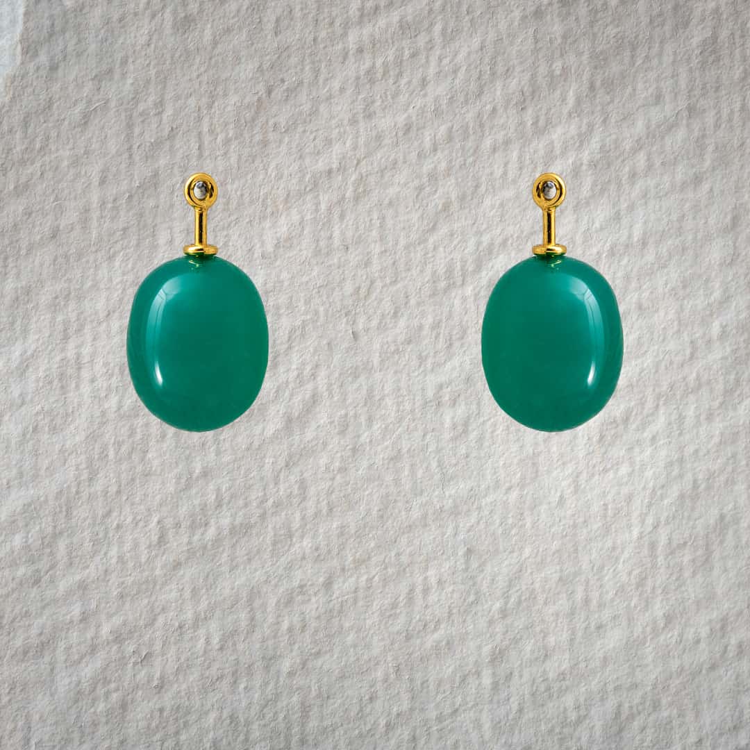 Grünachat Olive 14x11mm