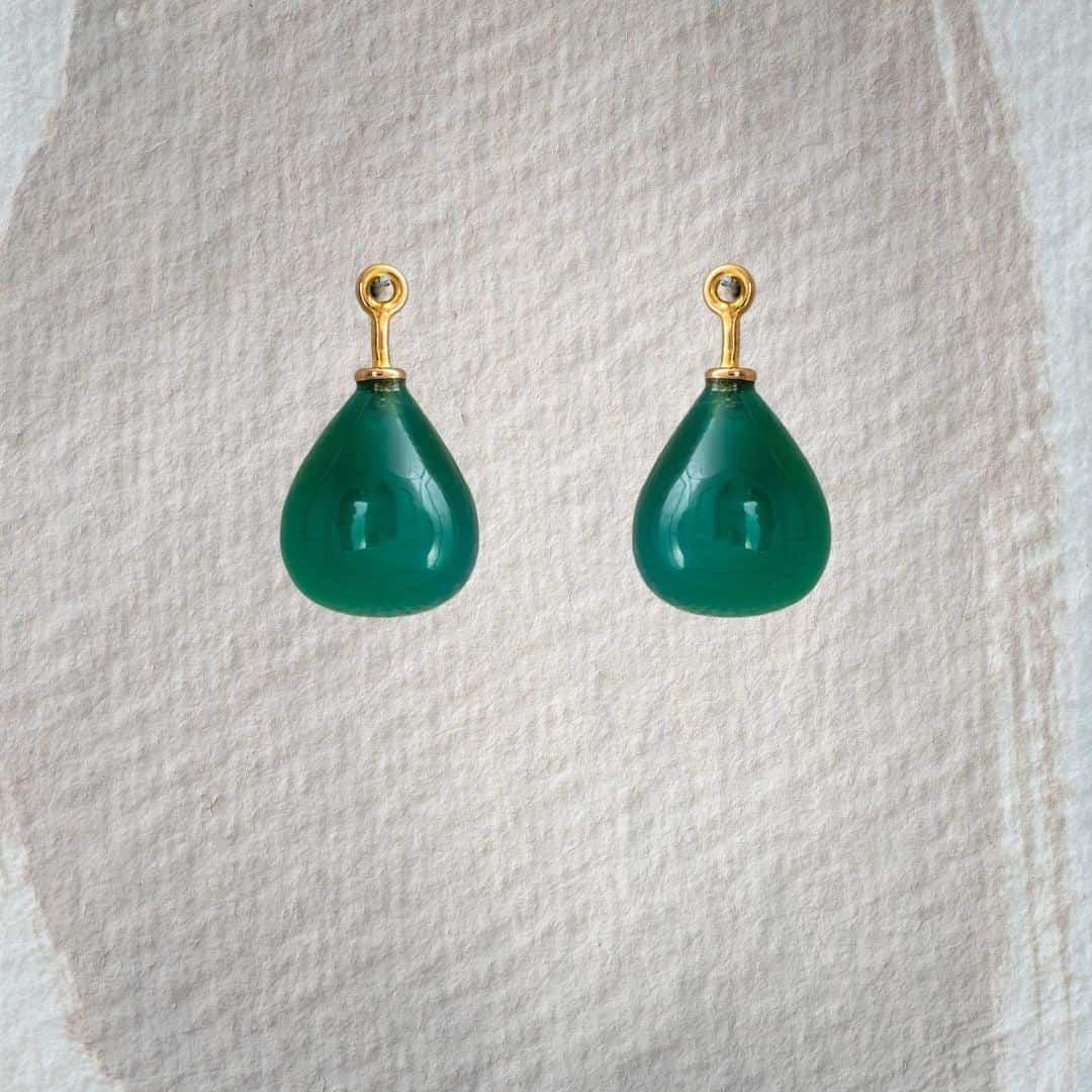 Grünachat Pampel grün 12x10mm