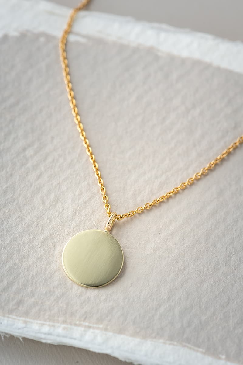 Kette mit Gravurplatte 13mm 585/- Gelbgold ohne Gravur in 42-45 cm Kette mit Gravurplatte 13mm 585/- Gelbgold ohne Gravur in 42-45 cm